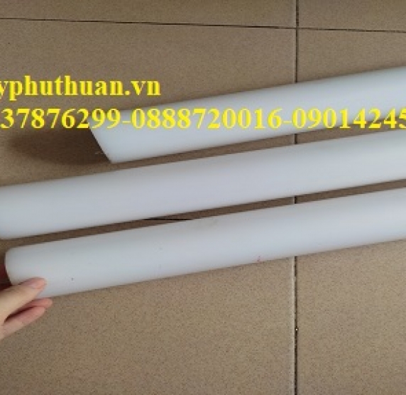 Cây Nhựa PE trắng tròn đặc 