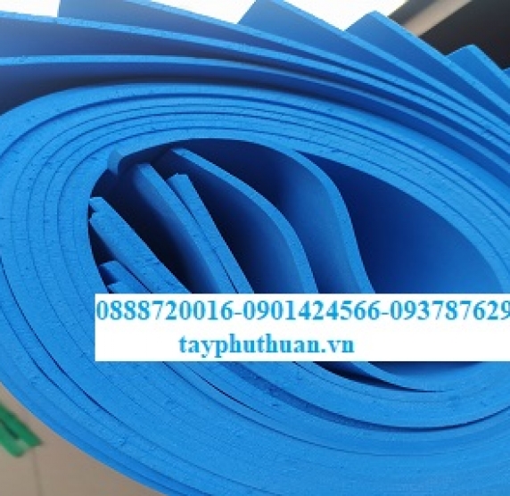 Mút eva màu xanh dương