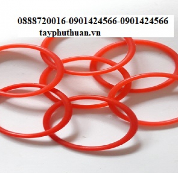 Vòng đệm silicone màu đỏ