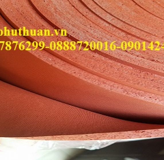 Tấm silicon xốp đỏ chịu nhiệt 