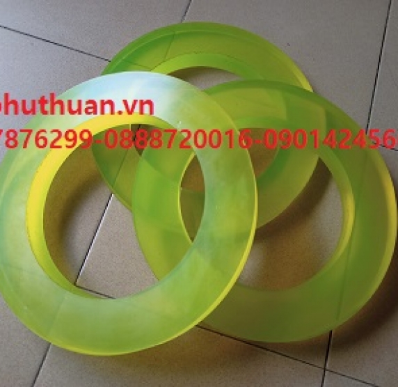 Vòng đệm Nhựa PU vàng 